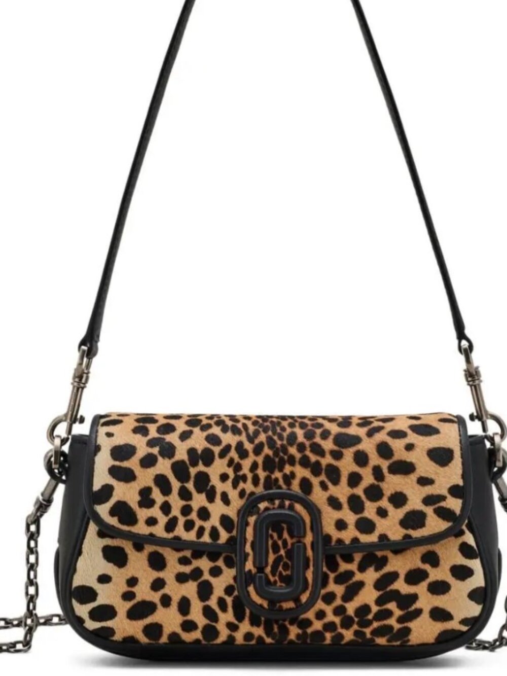 MARC JACOBS Cheetah "The Clover" Shoulder Bag